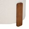 Baxton Studio Finlay Modern Japandi Cream Boucle Fabric and Walnut Brown Finished Wood Ottoman Footstool 242-13435-ZORO - alternate 7